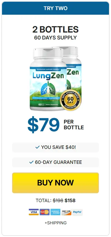 LungZen 2 Bottle Price